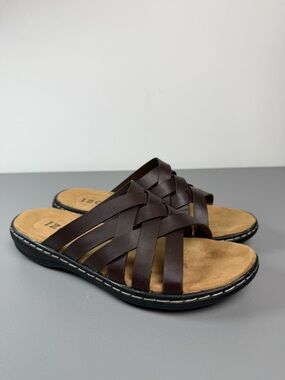 IZOD Brown STRAPPY SANDAL 1478215 SLAIGHT  WOMEN'S 7 NWOT
